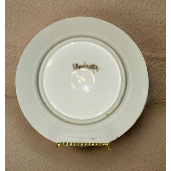 Vintage Hand Painted Signed By Artist Plate Bird Flower - Picture 2 of 5